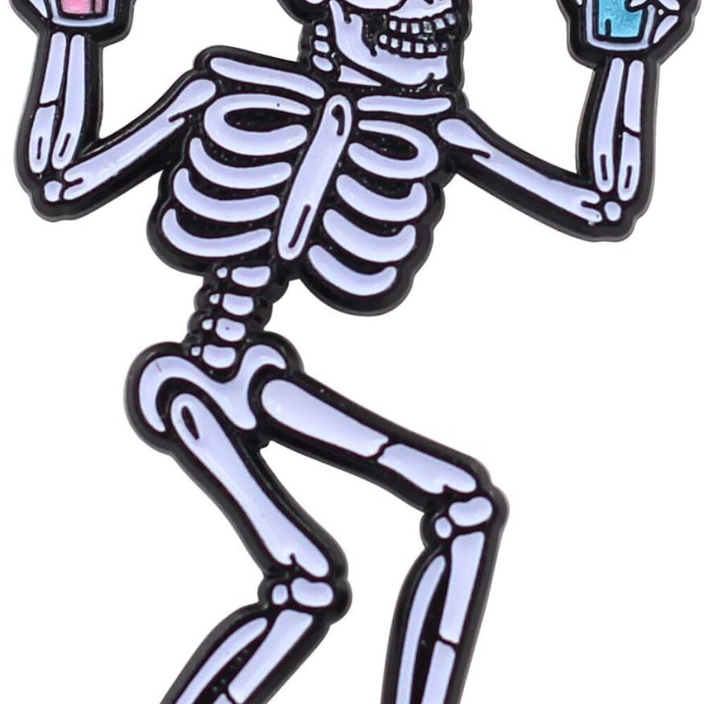 Party Skeleton - Occult, Halloween, Spooky For You, Glow-in-the-Dark, Party 'Til